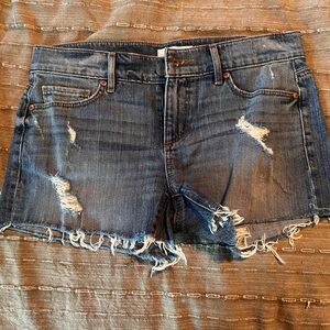 Loft Distressed Denim Shorts